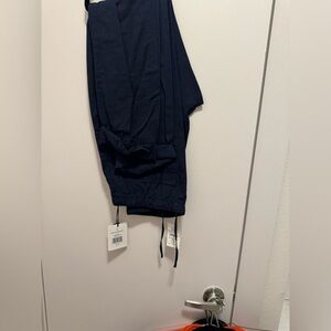 Onia Men Small Poplin Lounge Pants Deep Navy $75 NWT